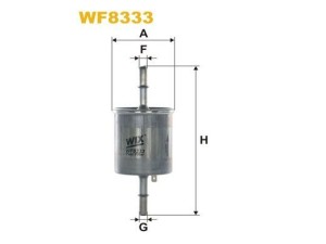 WF8333 (WIX FILTERS) Фільтр паливнийChevrolet Aveo 03-08 Chevrolet Aveo 06-16