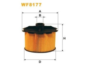 WF8177 (WIX FILTERS) Фільтр паливний 1.9D 8V,1.9D 8V