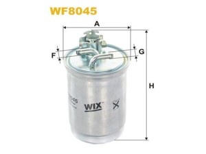 WF8045 (WIX FILTERS) Фільтр паливнийVW Transporter T4 90-03 Ford Galaxy 94-06 SEAT Toledo I 91-99