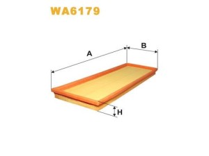 WA6179 (WIX FILTERS) Фільтр повітряний