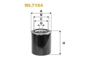 WL7164 (WIX FILTERS) Фільтр маслянийVolvo XC70 07-16