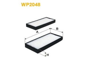 WP2048 (WIX FILTERS) Фильтр салонаSsangYong Actyon 12- SsangYong Actyon 06-11 SsangYong Kyron 05-11