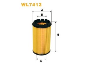 WL7412 (WIX FILTERS) Фильтр масляный