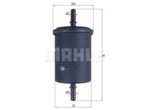 KL248 (MAHLE) Фільтр паливнийRenault Fluence 09-17 Citroen Berlingo 08-18 Opel Vivaro 01-14