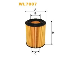 WL7007 (WIX FILTERS) Фильтр масляныйVW Transporter T5 03-15 Audi Q7 05-15 Ford Galaxy 94-06