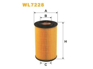 WL7228 (WIX FILTERS) Фільтр маслянийOpel Vectra C 02-08 Opel Astra G 98-05 SAAB 9-3 02-11