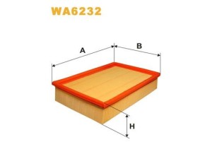 WA6232 (WIX FILTERS) Фильтр воздушный