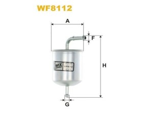 WF8112 (WIX FILTERS) Фільтр паливний