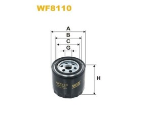 WF8110 (WIX FILTERS) Фильтр топливный