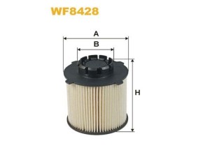 WF8428 (WIX FILTERS) Фільтр паливнийOpel Astra J 10-15 Chevrolet Cruze 09-17 Cadillac BLS 05-09