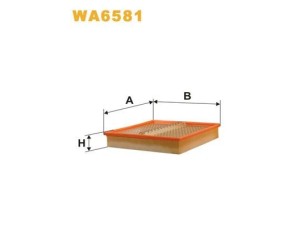 WA6581 (WIX FILTERS) Фильтр воздушный