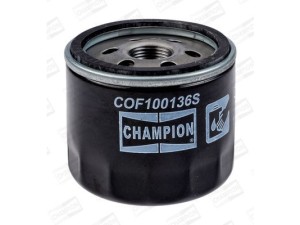 F136 (CHAMPION) Фільтр маслянийRenault Megane III 09-16 Fiat Doblo 00-09 Nissan Qashqai 07-14