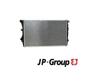 1114206100 (JP GROUP) Радіатор основнийVW Passat B7 10-15 Audi A3 03-12 Skoda Octavia A5 04-13