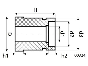 L-10150 (EMMETEC) Втулка ущільнювальна ГПК 27,00/37,10/47,70*7,50/30,00 тип 1AOpel Antara 06-15 Chevrolet Captiva 11-19 Chevrolet Captiva 06-11