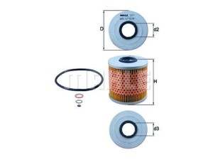 OX91D (KNECHT) Фильтр масляныйBMW 3 E36 93-99 BMW 3 E30 81-94