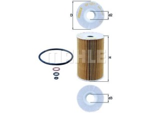 OX127/1D (KNECHT) Фільтр маслянийBMW 3 E36 93-99 BMW 3 E30 81-94 BMW 3 E46 99-05