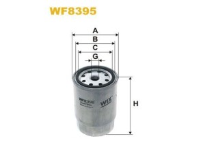 WF8395 (WIX FILTERS) Фільтр паливнийHyundai Elantra MD 11-16 Hyundai i-30 07-12 Kia Sportage 10-15