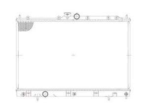 LRC 1135 (LUZAR) Радіатор основнийMitsubishi Outlander 02-07