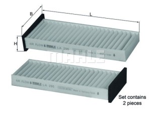 LA296/S (KNECHT) Фильтр салонаMitsubishi Space Star 98-12 Mitsubishi Pajero Sport 99-09 Mitsubishi Carisma 95-04