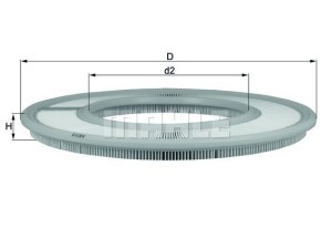 LX66 (KNECHT) Фильтр воздушныйMercedes-Benz E-Class W124 84-95