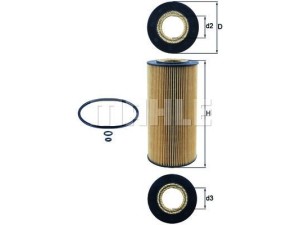 OX123/1DOEKO (KNECHT) Фільтр маслянийToyota Auris E180 12-18 Renault Megane III 09-16 Ford Focus III 11-18