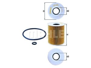 OX203DOEKO (KNECHT) Фільтр маслянийFord Galaxy 06-15 Ford Mondeo IV 07-15 Mazda 6 08-12