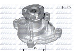 A218 (DOLZ) Помпа системы охлажденияVW Jetta VI 10-18 Audi A3 03-12 Skoda Fabia II 07-14