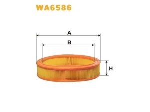 WA6586 (WIX FILTERS) Фільтр повітряний