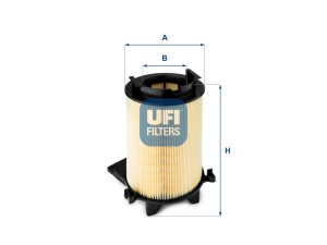 27.401.00 (UFI) Фильтр воздушныйVW Passat B7 10-15 Audi A3 03-12 Skoda Octavia A5 04-13