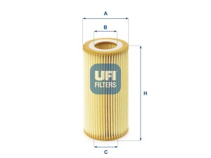 25.040.00 (UFI) Фільтр масляний