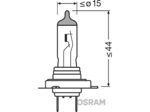 64210 (OSRAM) Лампа фари галогенна 12V 55W H7
