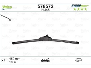 578572 (VALEO) Щетка стеклоочистителя 450 ммVW Golf IV 97-03 Renault Megane II 03-09 SEAT Ibiza 02-09