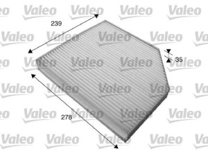 715579 (VALEO) Фильтр салонаAudi A5 07-16 Audi Q5 08-16 Audi A4 07-15