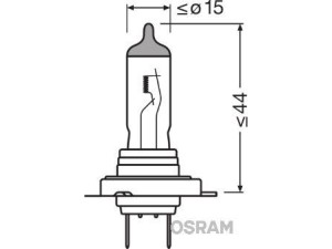 64210ULT (OSRAM) Лампа фари 12V 55W H7 PX26dAudi A6 11-18 Skoda Octavia A7 13-19 Renault Megane III 09-16