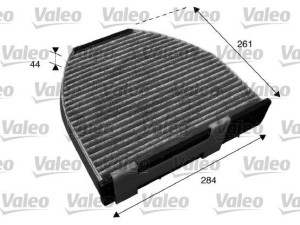 715600 (VALEO) Фільтр повітрянийMercedes-Benz E-Class W212 09-16 Mercedes-Benz E-Class W207 09-16 Mercedes-Benz C-Class W204 07-14