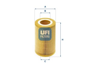 2507400 (UFI) Фильтр масляный