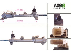 HO405.NLF0.R (SHOWA) Рульова рейка з ЕУРHonda Accord CP/CS USA 07-13 Honda Accord CU/CW 08-15