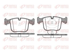 0380.00 (REMSA) Колодки гальмівні дисковіBMW 5 E39 97-04