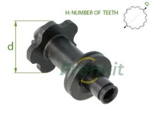 86392 (FRENKIT) Шток механізму ручника 35,50/8,50Audi A7 18- Audi A6 18- Audi Q5 16-