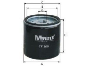 TF309 (MFILTER) Фільтр масляний