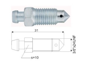 WP 0107 (WP) Штуцер прокачки тормозного суппорта