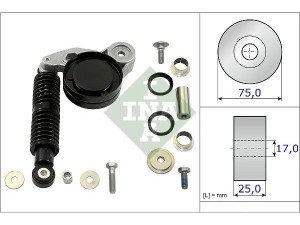 533 0118 10 (INA) Натягувач ременяVW Passat B5 96-05 Audi A4 04-08 Skoda Superb 01-08