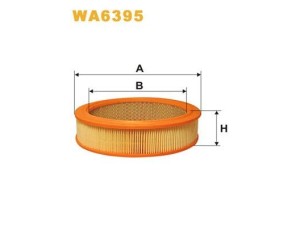 WA6395-12 (WIX FILTERS) Фільтр повітряний