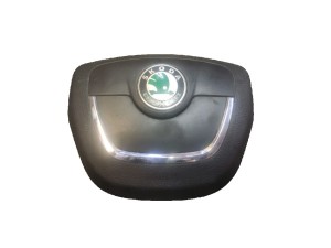 1Z0880201AR (SKODA) Подушка безопасности в руль 4 спицы 09-Skoda Octavia A5 04-13