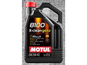 854151 (MOTUL) Олива моторна 5W-40 синтетика 5 л MOTUL 8100 X-Clean