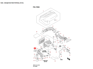 1376164R00 (SUZUKI) Резонатор повітряного фільтра 1.0 K10C, 1.0T-GDI 12VSuzuki Vitara 15- Suzuki SX4 S-Cross 14-21