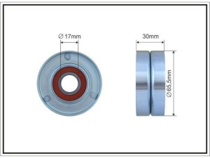 CFR30200 (CAFFARO) Ролик ГРМ 1.9JTD 8V, 2.5TDI 24V, 2.2HDI 16V, 3.0MPI 24V