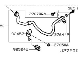 924501AA0A (NISSAN) Трубка кондиціонераNissan Murano 08-16