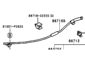 8871635330 (TOYOTA) Трубка кондиціонераToyota 4Runner 96-02 Toyota Land Cruiser Prado 90 96-02