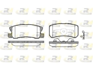 2803.02 (ROADHOUSE) Колодки тормозные дисковые задниеPeugeot 4008 12-17 Mitsubishi Lancer X 07- Citroen C4 AirCross 12-17